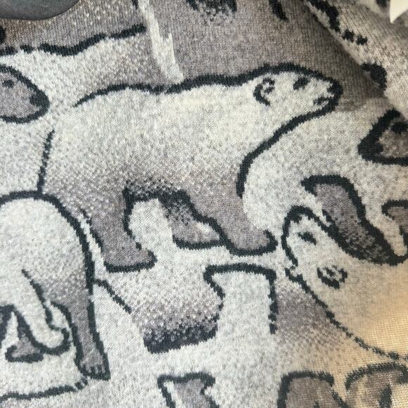 Vtg Woolrich Jacket Deep Pile Sherpa Fleece Polar Beat Print Womens L USA Made - Picture 8 of 10